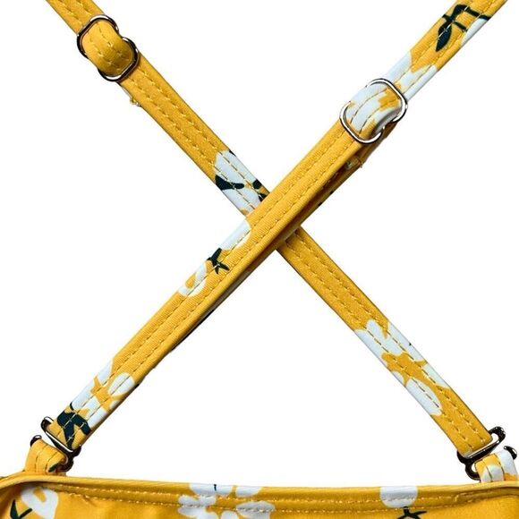 SeaFancy Tankini Top Swim Daisy All Over Print Swimwear Ruffle NEW Size Large - Picture 5 of 8